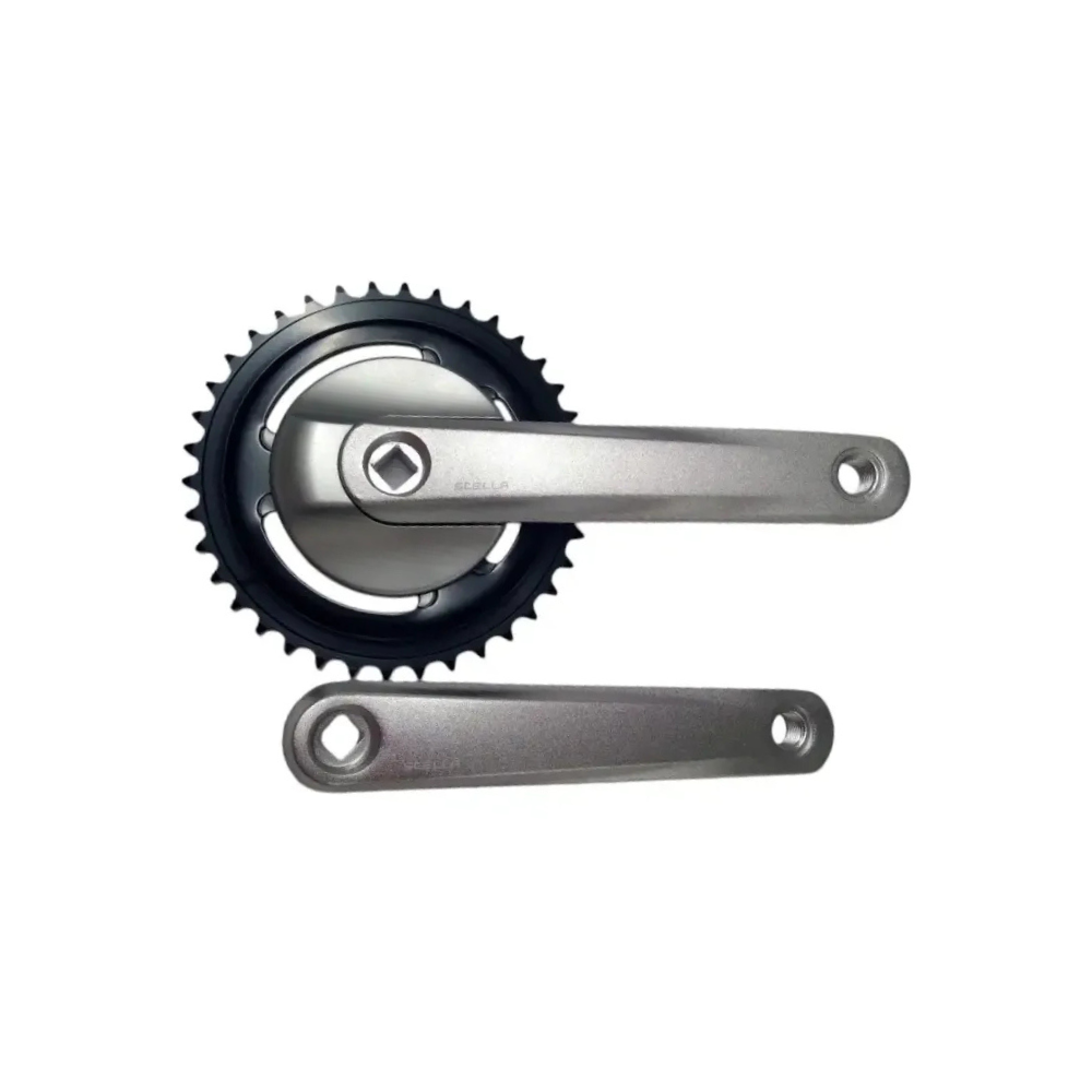 Stella Crankset EC33 38T 3/32 170mm - zilver