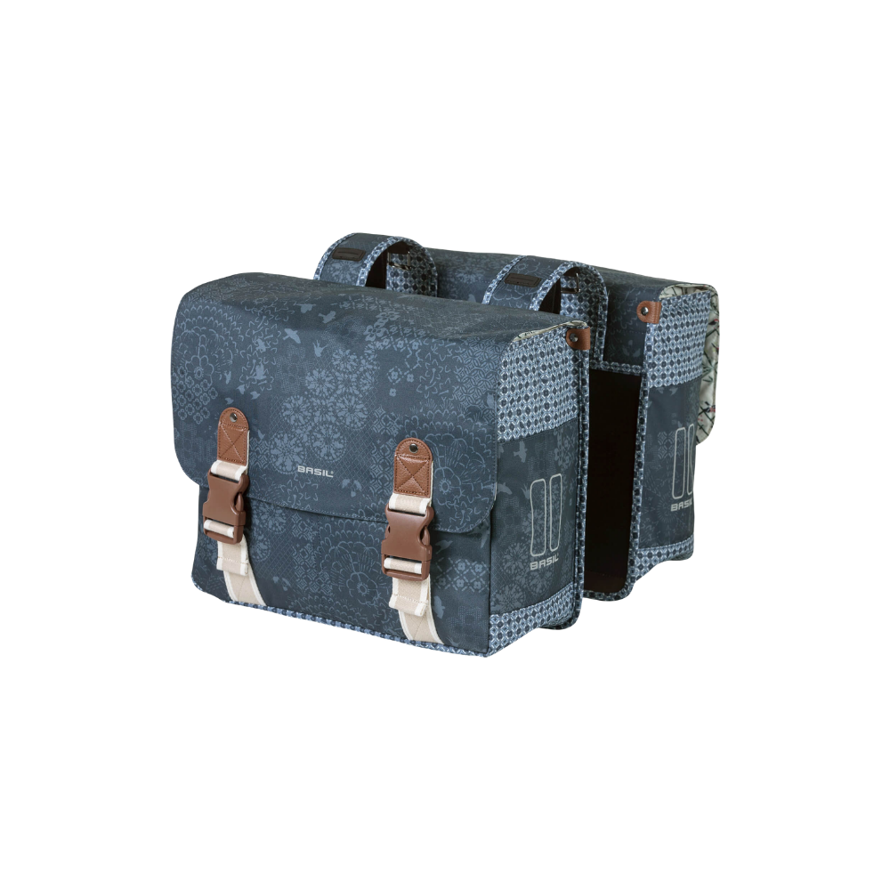 Basil Fietstas dubbel Boheme indigo blue 35L
