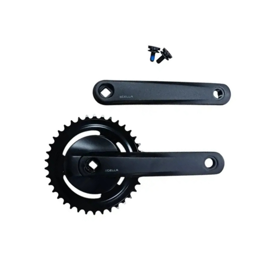 Stella Crankset EC33 38T 3/32 170mm - zwart
