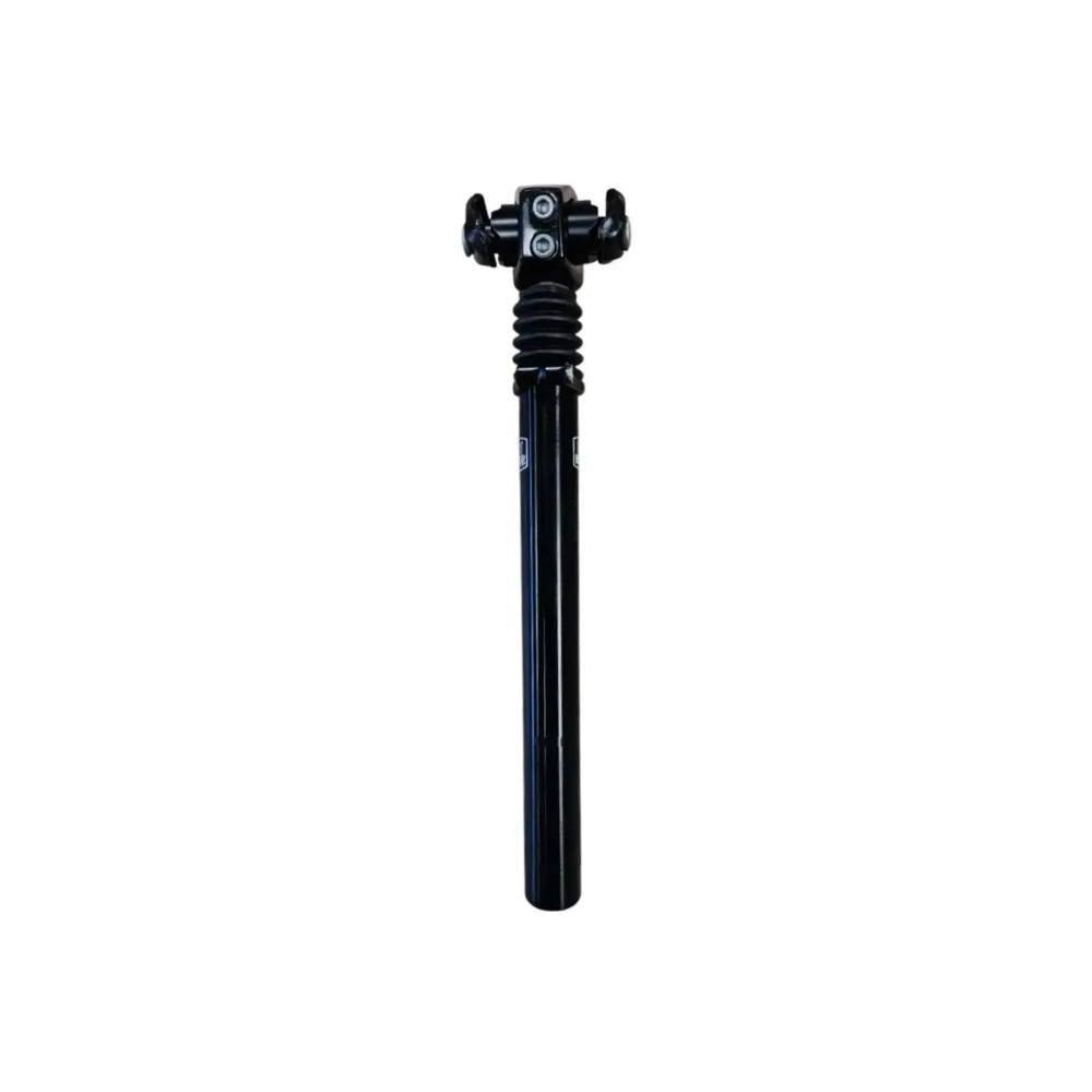 Post Moderne Zadelpen verend 350 mm / 27.2 mm - zwart