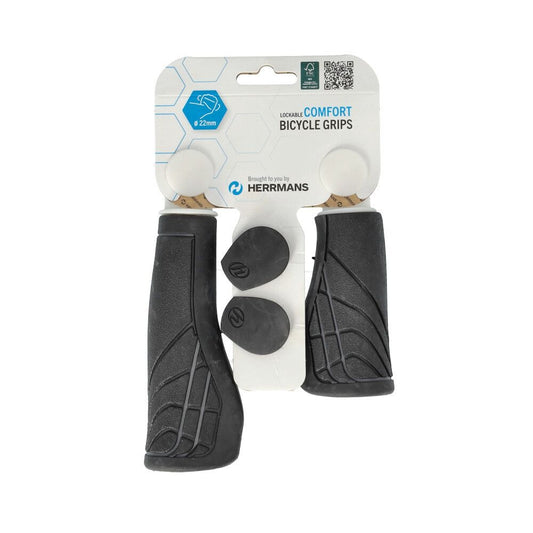 Stella Handvat Herrmans Line 125/90mm zwart/grijs Per Set