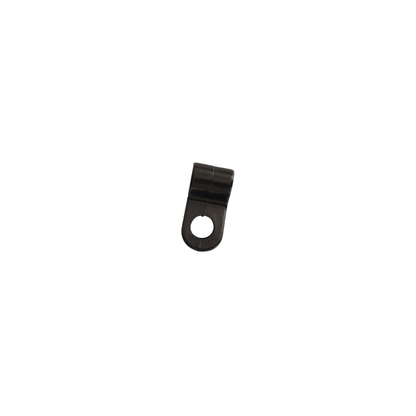 Kabelclip met schroefgat zwart – kabelhouder voor motorkabel